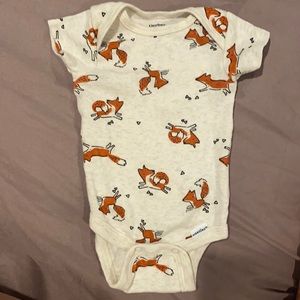 Newborn fox onesie